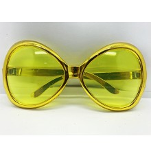 Yeşilçam Temalı Parti Gözlüğü Gold Renk 7x16 cm
