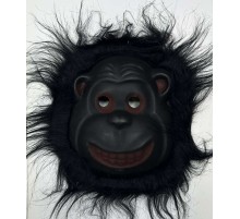 Orangutan Maskesi - Maymun Maskesi - Goril Maskesi Yetişkin Çocuk Uyumlu Siyah Renk Model 1