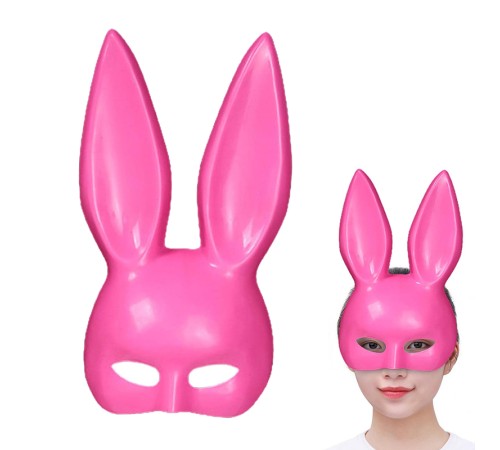 Pembe Renk Ekstra Lüks Uzun Tavşan Maskesi 35x16 cm Pembe Renk Ekstra Lüks Uzun Tavşan Maskesi 35x16 cm