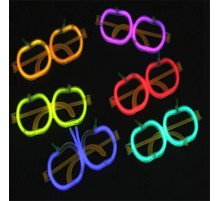 Glow Stick Elma Gözlük - Glow Partisi Gözlüğü - Glow Stick Gözlük 12 Adet