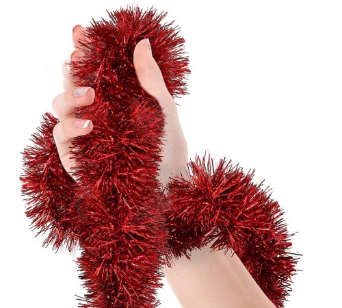 Parti İçin Sim Süs 2 Metre Uzunluk 6 cm Genişlik Kırmızı Renk İthal Parti İçin Sim Süs 2 Metre Uzunluk 6 cm Genişlik Kırmızı Renk İthal