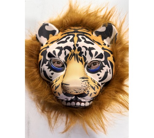 Kahverengi Yeleli Saçlı Peluş Aslan Maskesi Mega Peluş 23 No Kahverengi Yeleli Saçlı Peluş Aslan Maskesi Mega Peluş 23 No