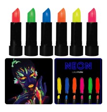 GlowPaint 6’lı Neon Boya – UV Işıkta Parlayan Makyaj Seti