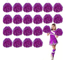 10 Çift ( 20 Adet ) Fuşya Renk 23 Nisan 19 Mayıs 29 Ekim Okul Gösteri Ponponları