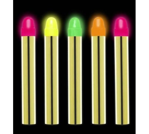 Fosforlu Glow Parti Boyası 6’lı – Karanlıkta Parlayan Yüz Boyası