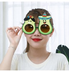 Hawaii Temalı Avokado Gözlük – Kostüm & Parti Gözlüğü