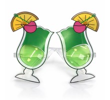 Kokteyl Bardak Parti Gözlüğü Yeşil Renk