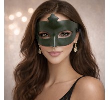 Haki Yeşil Gizemli Masquerade Maskesi