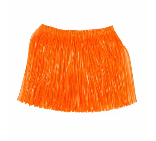 Neon Turuncu Hawaii Parti Eteği 40 cm