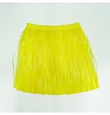 Neon Sarı Hawaii Parti Eteği 40 cm