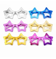 Yıldız Parti Gözlüğü 12'li Set – 6 Renk ( Camsız )