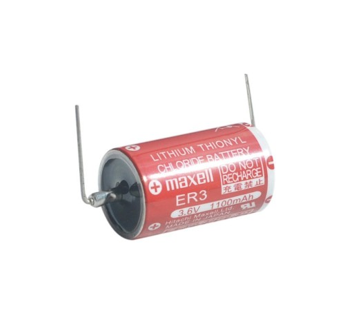 Maxell ER3 3.6V 1/2AA Size Lithium Pil Maxell ER3 3.6V 1/2AA Size Lithium Pil