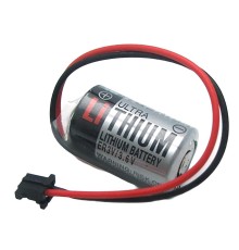 ER3V 3.6V 1/2AA Size Lithium Pil - Siyah Soket