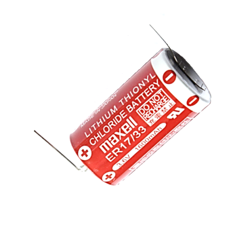 Maxell ER17/33 3.6V 2/3A Size Lithium Pil Maxell ER17/33 3.6V 2/3A Size Lithium Pil
