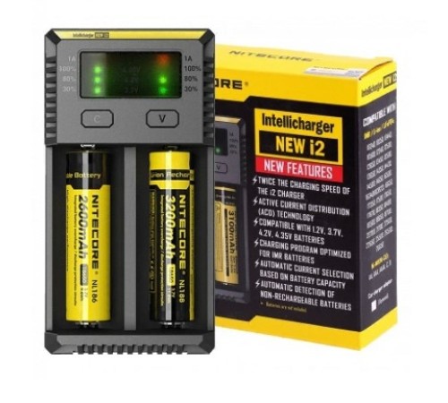 New İ2 İntelli Charger Li-ion / NI-CD / NI-MH Pil Şarj Cihazı New İ2 İntelli Charger Li-ion / NI-CD / NI-MH Pil Şarj Cihazı