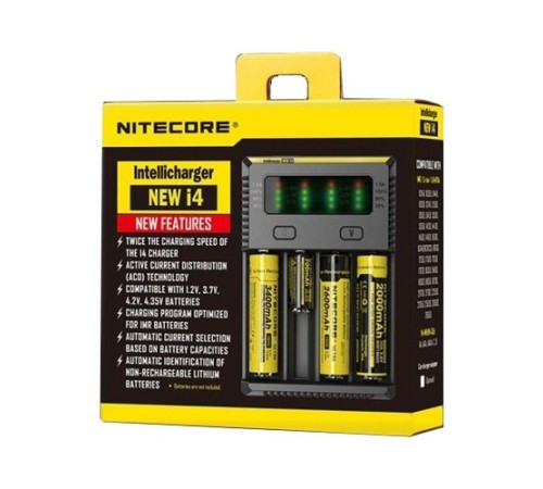 New İ4 İntelli Charger Li-ion / NI-CD / NI-MH Pil Şarj Cihazı New İ4 İntelli Charger Li-ion / NI-CD / NI-MH Pil Şarj Cihazı