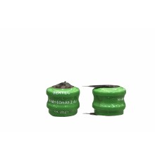 2.4V 2S1P 60 Mah 2 Pin  NI-MH Buton Pil