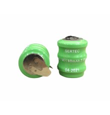 3.6V 3S1P 80 Mah 2 Pin NI-MH Buton Pil