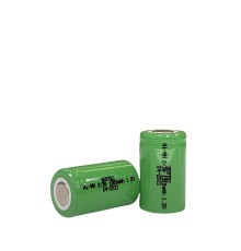 1.2V 1200 Mah - 2/3A - Ni-MH Şarjlı Pil - Başsız / Flat Head