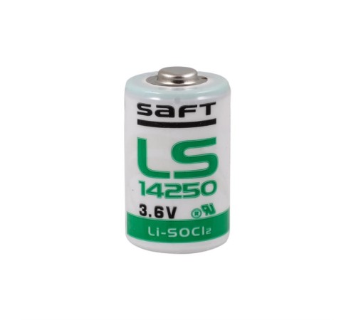 Saft LS 14250 3.6V 1/2 AA Size  Lithium Pil  (Li-SOCI2)