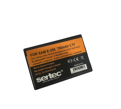 Samsung X208/E250 Uyumlu Batarya Samsung X208/E250 Uyumlu Batarya