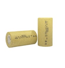 1.2V Ni-Mh SC 3000 mAh. Kağıtlı Şarjlı Pil 10C Başsız/Flat Head
