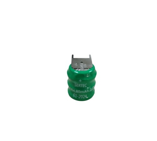 3.6V 3S1P 80 Mah 3 Pin NI-MH Buton Pil 3.6V 3S1P 80 Mah 3 Pin NI-MH Buton Pil