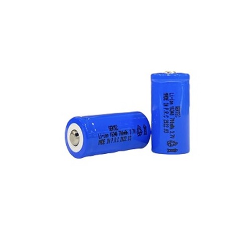 3.7V Li-ion 16340 - 700 mAh. 1C Şarjlı Pil 3.7V Li-ion 16340 - 700 mAh. 1C Şarjlı Pil