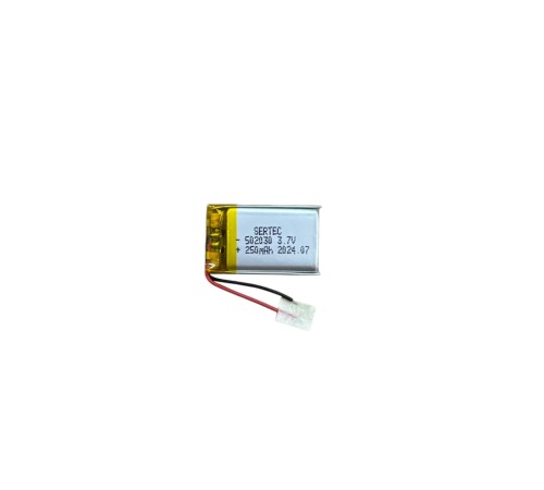 502030 3.7V 250 MAh Li-Polymer Pil Devreli/1.5A 502030 3.7V 250 MAh Li-Polymer Pil Devreli/1.5A
