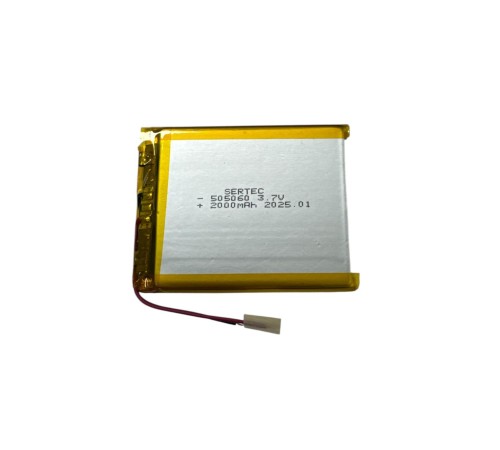 505060 3.7V 2000 mAh Li-Polymer Pil Devreli/1.5A 505060 3.7V 2000 mAh Li-Polymer Pil Devreli/1.5A