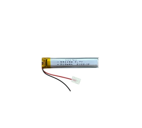 551158 3.7V 310 MAh Li-Polymer Pil Devreli/1.5A 551158 3.7V 310 MAh Li-Polymer Pil Devreli/1.5A