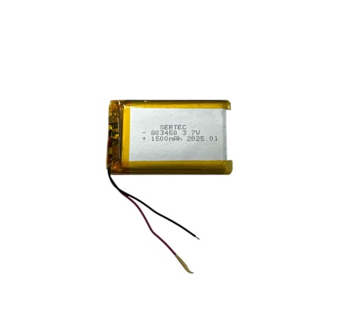 803450 3.7V 1500mAh Li-Polymer Pil Devreli/1.5A 803450 3.7V 1500mAh Li-Polymer Pil Devreli/1.5A