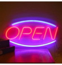 OPEN Yazılı Neon Led Tabela