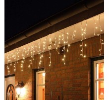 2 M 100 Led 20 Saçak 30 x 50 x 70 Cm Çakarlı IP65 Dış Mekan Led Aydınlatma Süsü