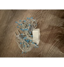 10 M 100 Led Damla Uçlu Mavi Işık Şeffaf Kablo MZ-17-6