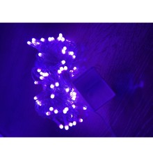 10 M 100 Led Damla Uçlu Pembe Işık Şeffaf Kablo MZ-17-9