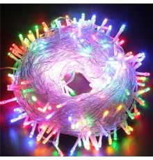 3 M 20 Led RGB 2 Kademeli Şeffaf Kablo MZ-36-R