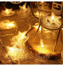 3 M 20 Led 2 Kademeli Ay-Yıldız Pilli Led Işık 306