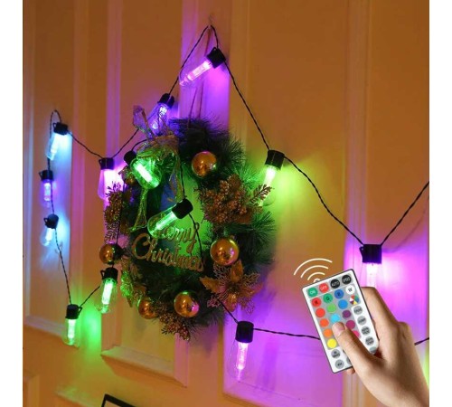 4.5m 10 Led RGB Solar MZ3-006 4.5m 10 Led RGB Solar MZ3-006