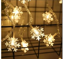 Kar Tanesi 10m 60 Led Gün Işığı kartanesi:4cm