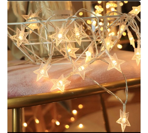 Yıldız 10m 60 Led Gün Işığı Yıldız Boyutu 3,5 Cm MZ-16-17