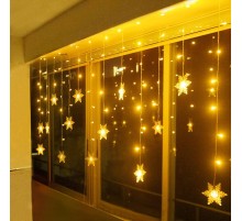 Kar 4m 96 Led 19 Saçak 40-50-60cm Gün Işığı kartanesi boyutu:7cm