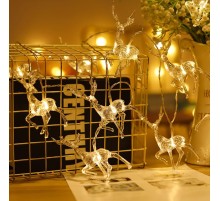 2 M 10 Adet Geyikli İp Led Işık MZ-11