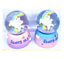 Unicorn Starry Sky Büyük Boy Kar Küresi