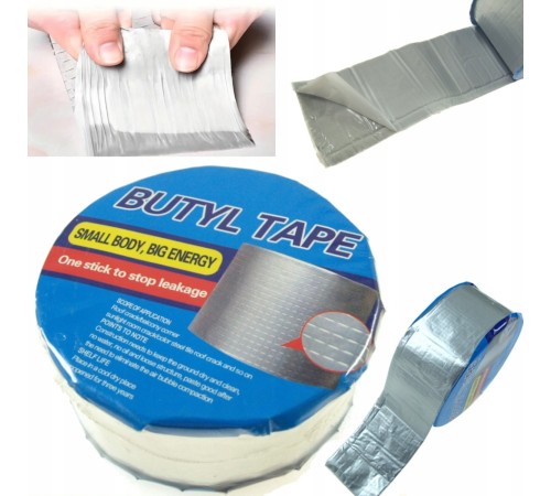 Çamur Bant 10 Cm x 5 Mt Sakız Bant Su Geçirmez Boru Çatı Çatlak Yalıtım Bandı