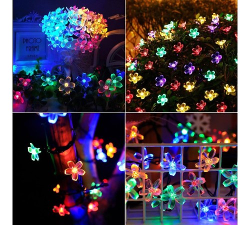 Solar 5 M 50 Led Papatya RGB 8 Fonksiyonlu Solar 5 M 50 Led Papatya RGB 8 Fonksiyonlu