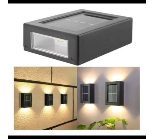 Solar 4 Ledli 11cm Duvar Aydınlatması SKY-309 Solar 4 Ledli 11cm Duvar Aydınlatması SKY-309