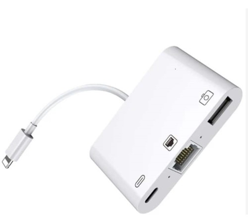 ZR461 Nk107 Lightning Çoklu Ethernet Adaptör