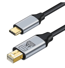 ZR126 Siyah Type-C Mini Dp Çevirici Kablo 1,8 M