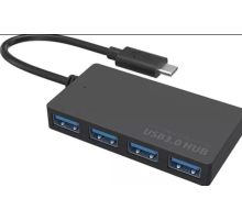 ZR424 Siyah 103U3 Type-C Usb 3.0 Hub